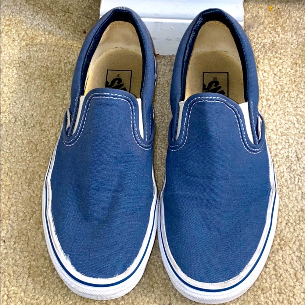 Women’s blue slip on VANS